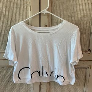 Calvin Klein crop tee